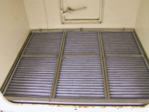 Engine room air inlet